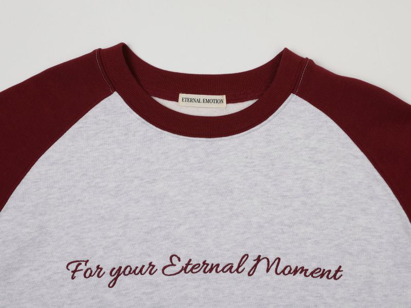 MOMENT REGLAN OVER SWEATSHIRTS (WINE RED)