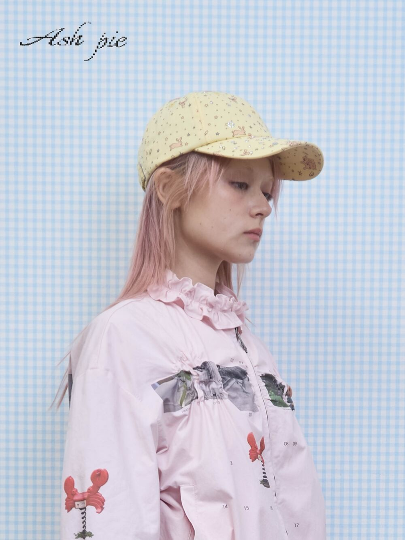 Ash pie（アッシュパイ）の「26SS プリント ベースボールキャップ（帽子）」