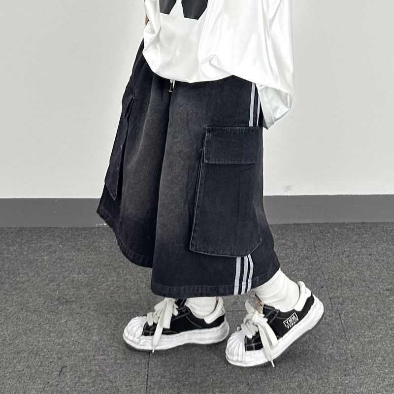 PEARCLAN（ペアクラン）の「track denim cargo shorts（Pants）」