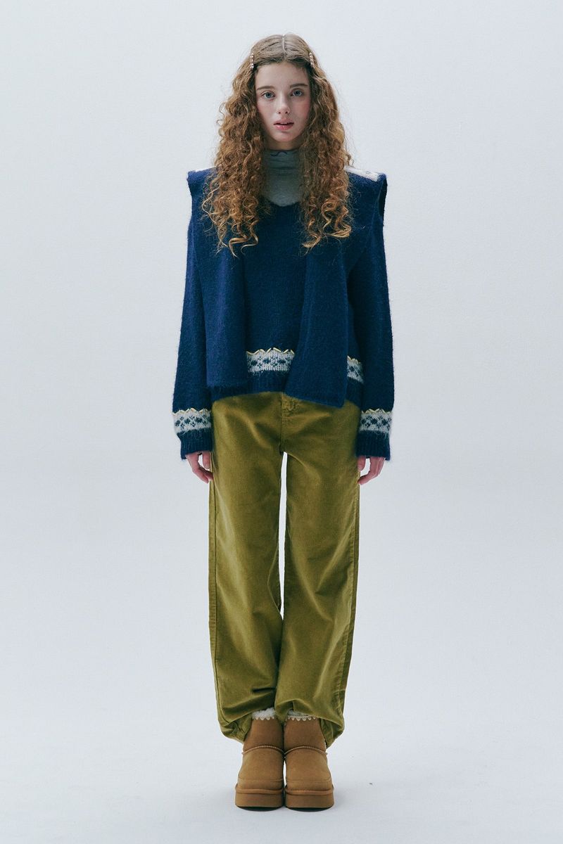 Winter Warmie Knit [Navy]