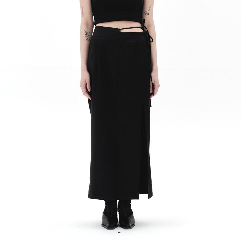 Roseapple（ローズアップル）の「212-unbalance ribbon slit skirt（Skirts）」