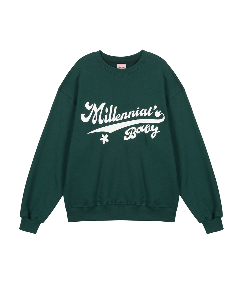 ITZAVIBE(イッザバイブ)の「MILLENNIAL FLOWER MTM - GREEN(Tops)」