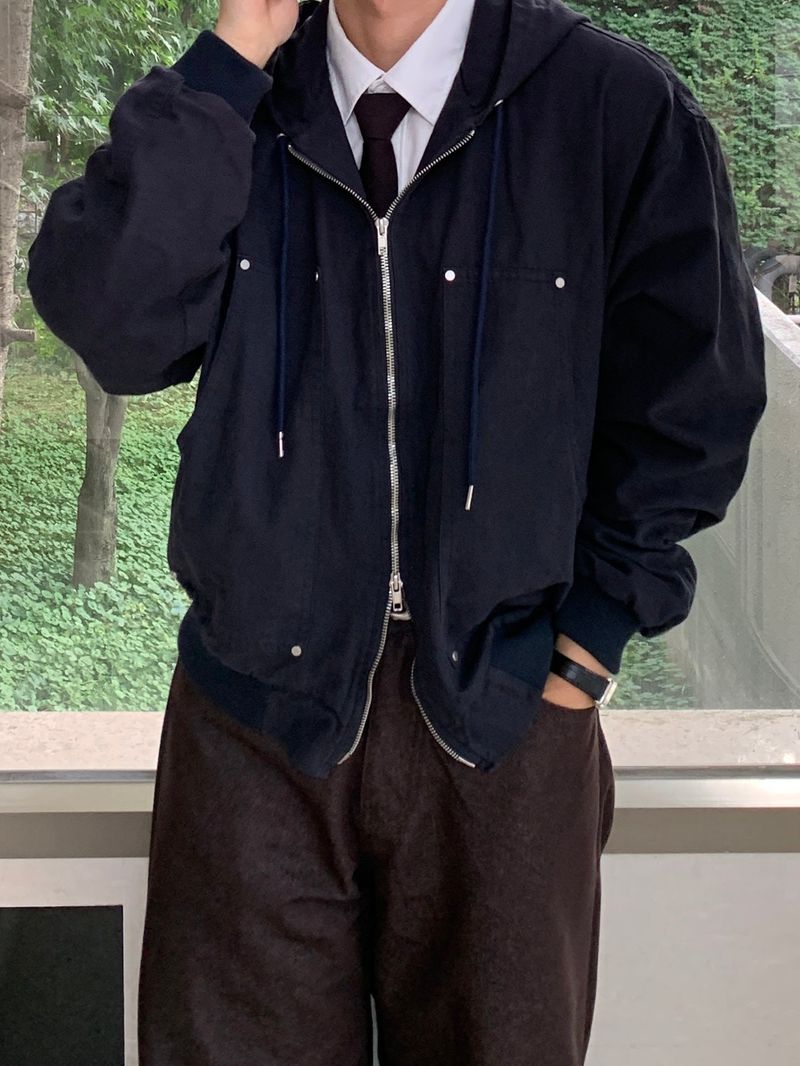 Tig Crop Two-Way Hood Jacket