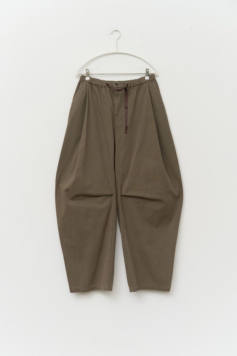 Amy Herringbone Barrel Pants