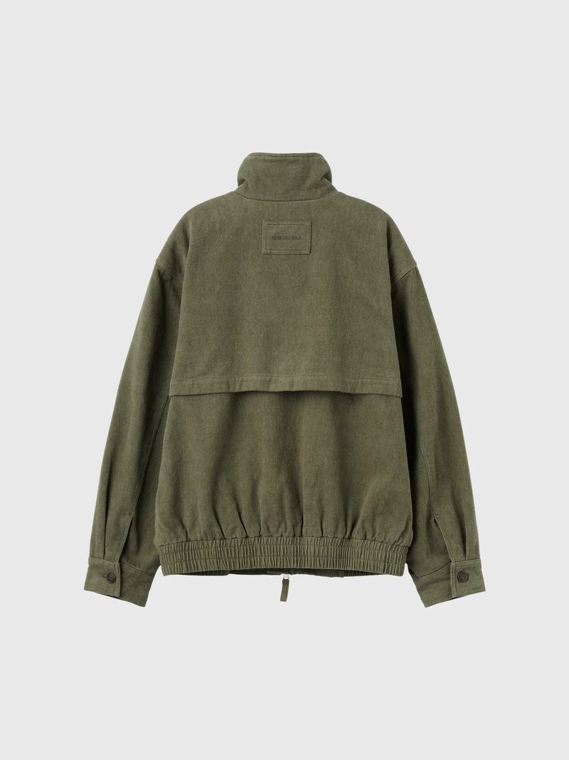 VINTAGE WASHED COTTON BLOUSON JUMPER