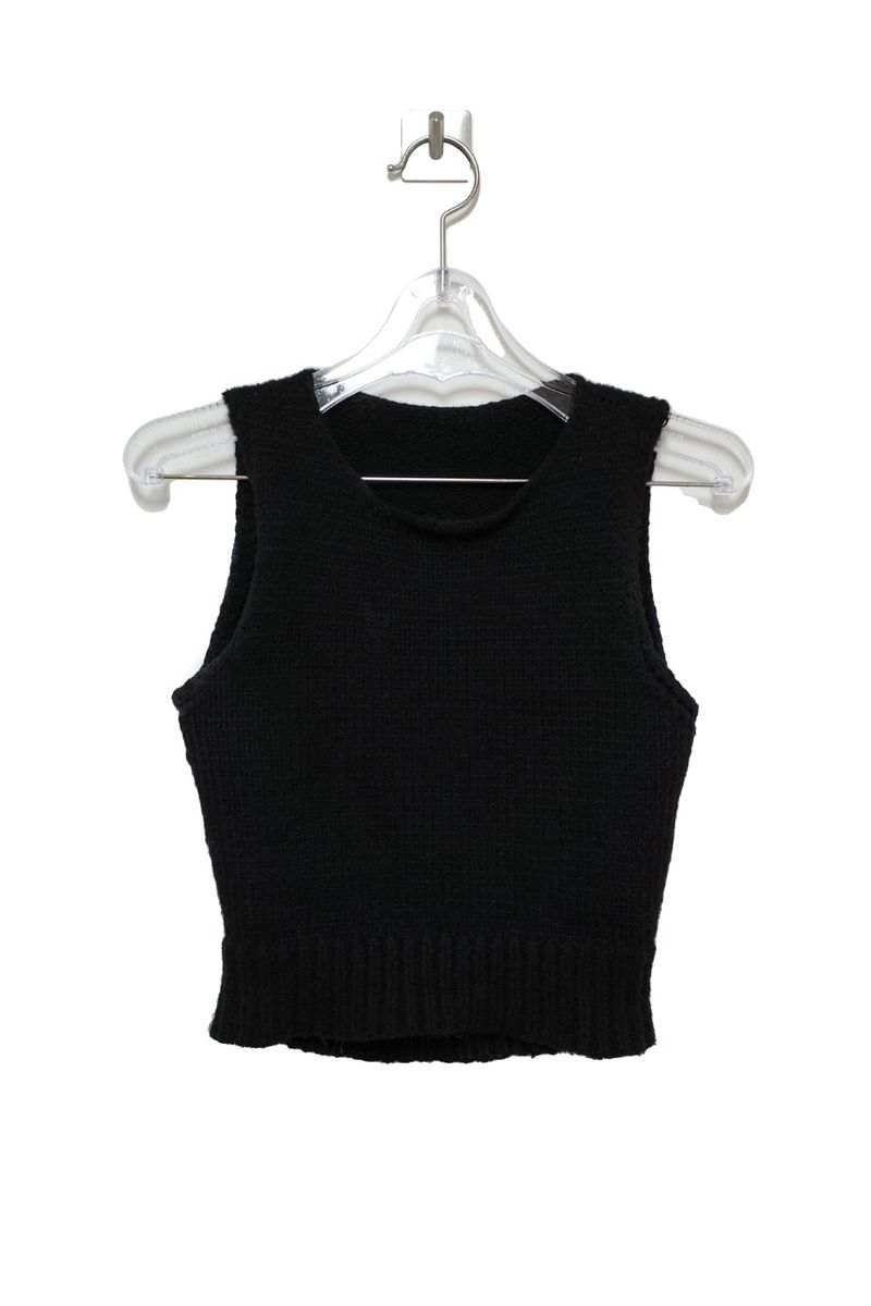 Back Point Knit Sleeveless (3 colors)
