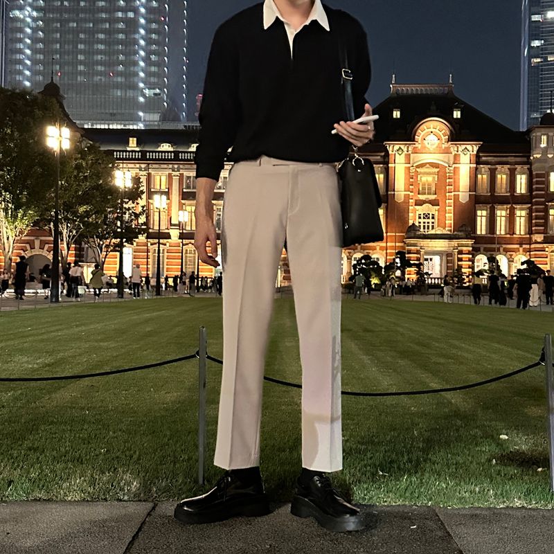 ファーストサイドバンディングハーフレンススラックス