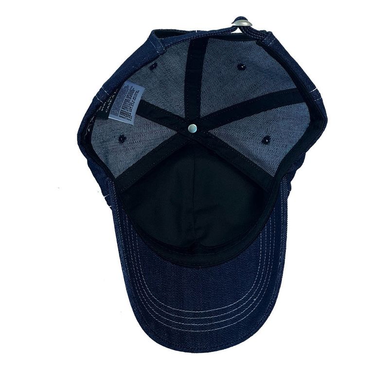  Denim stitch ball cap - indigo
