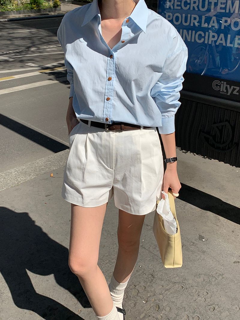 [MADE] Dears Cotton Pintuck Shorts