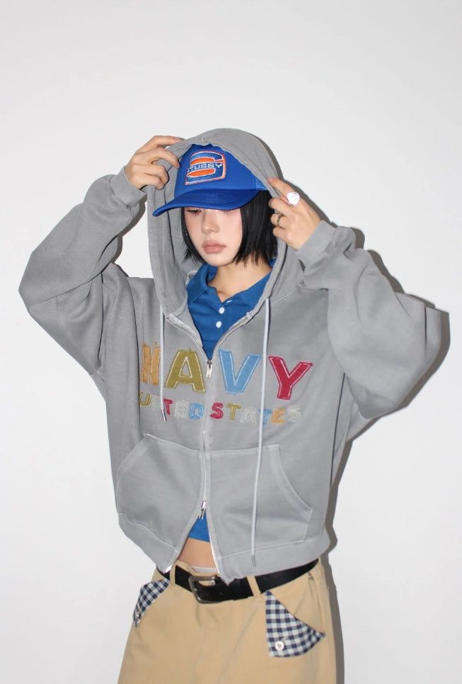KITSCH APPLIQUE HOODIE