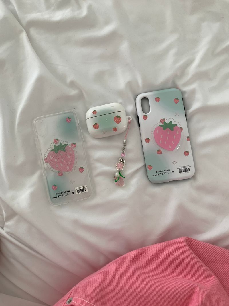 [Keyring] Fruit Fruit keyring__Pinkberry