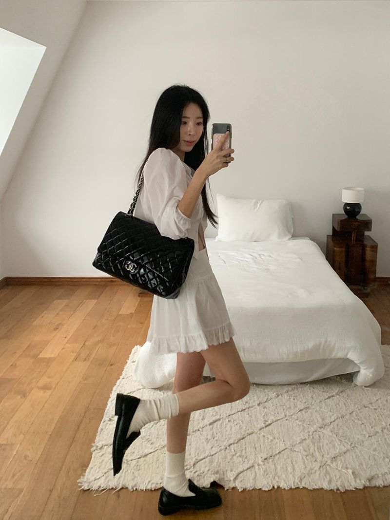 [MADE] Versi lace frill mini skirt