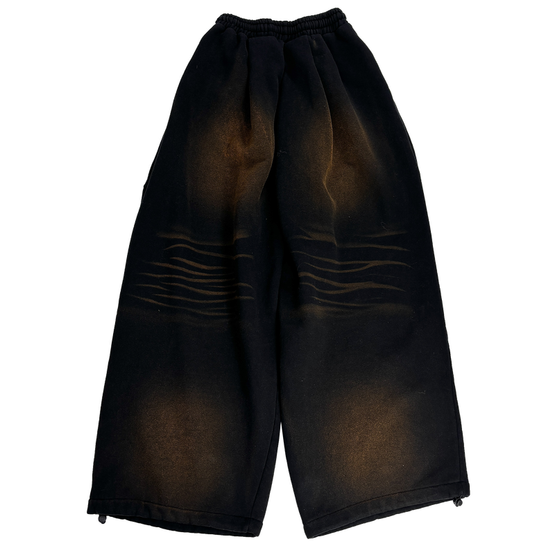 cat brush fleece sweatpants