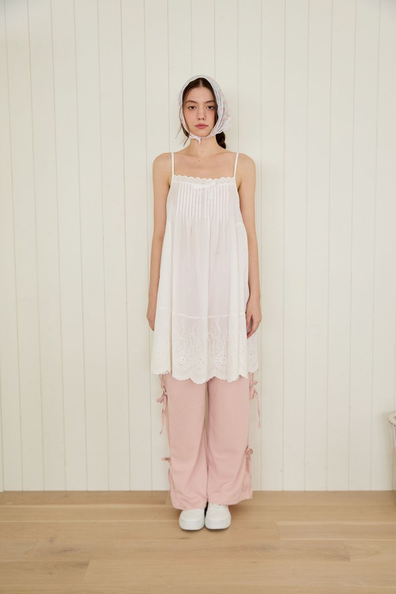 PINK PINEAPPLE（ピンクパイナップル）の「LOVELY PIN-TUCK LACE DRESS（Dresses）」