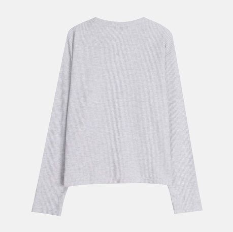 Coldy Waffle Shoulder Zip-Up T-shirt