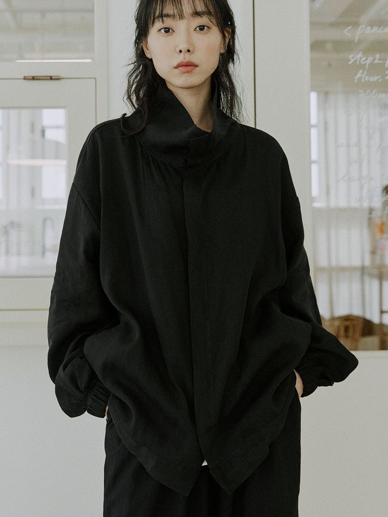 malen（マレン）の「unisex hidden jumper black（Jackets/Outerwear）」