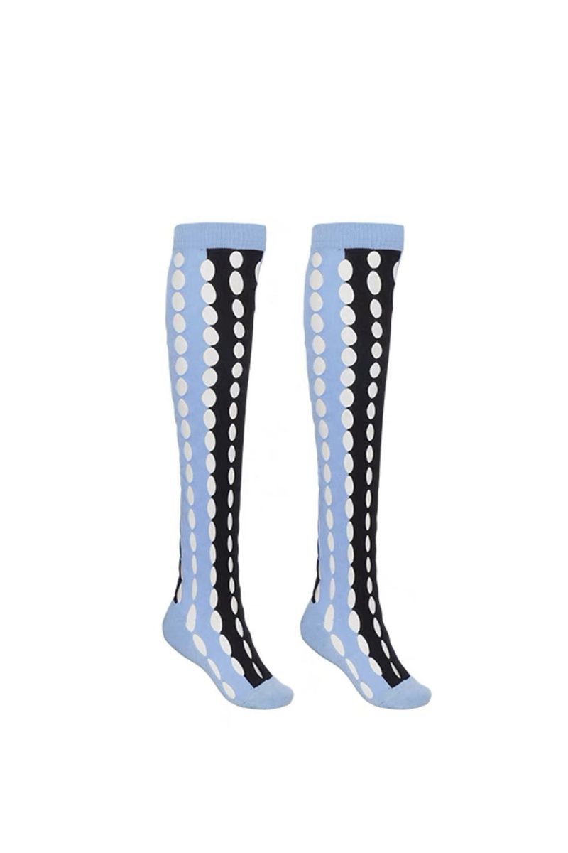 coloring hole knee socks (4 color)