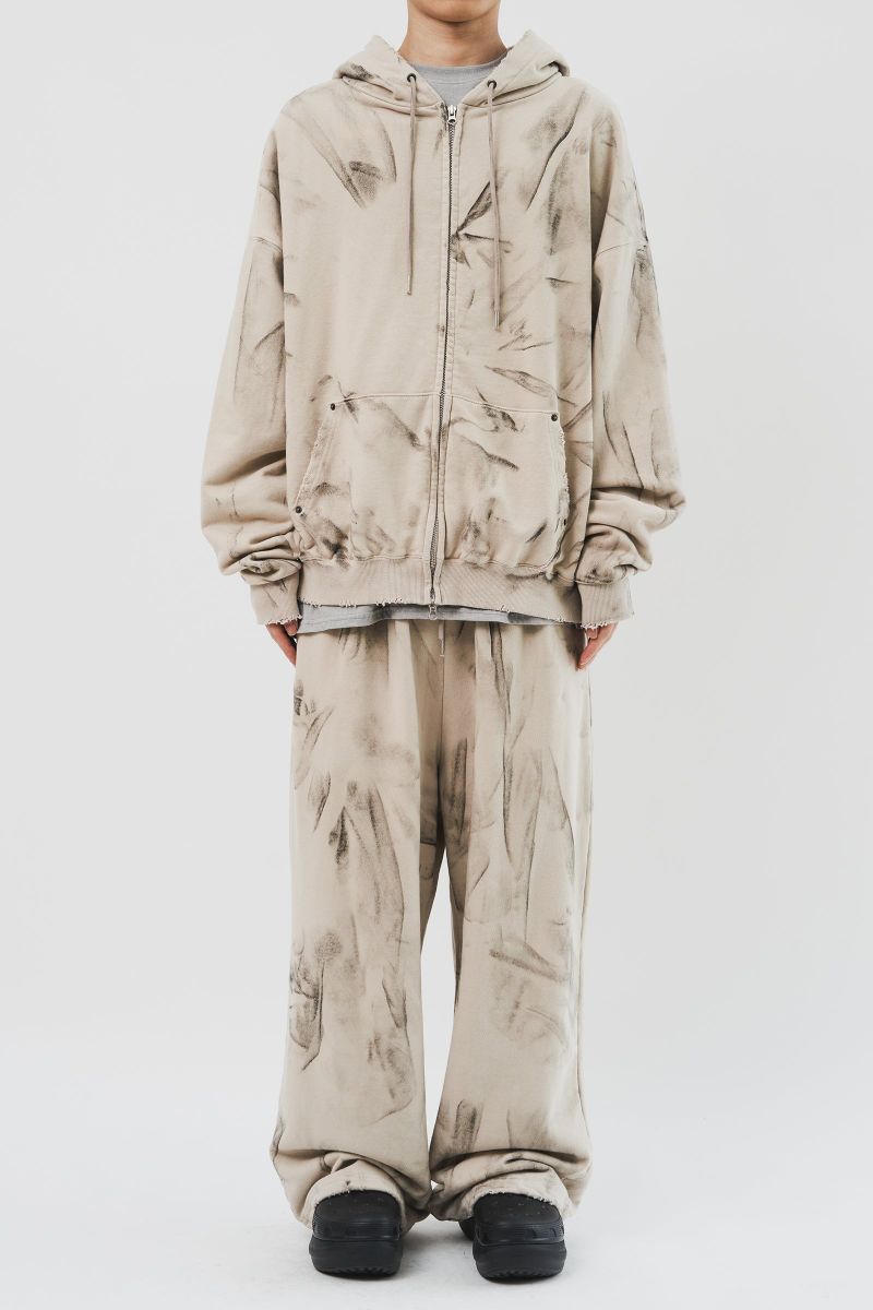 Dirty Scratch Banding Pants (3color)