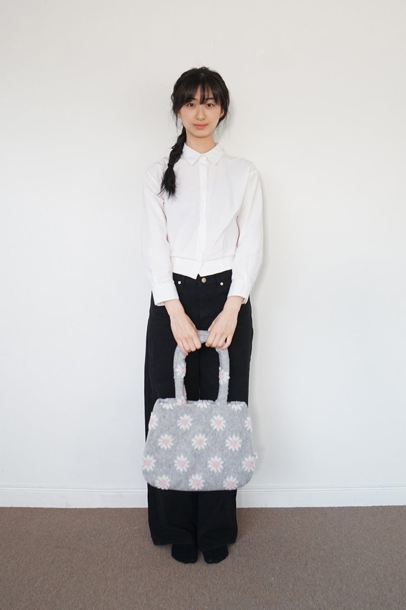Blumi bag - Pink blossom (Grey)