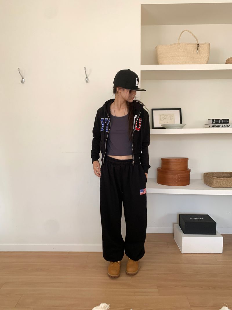 AMERICA HOOD ZIP-UP (2C)