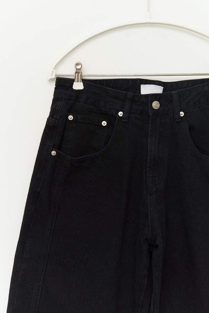 Loast Black Wide Denim