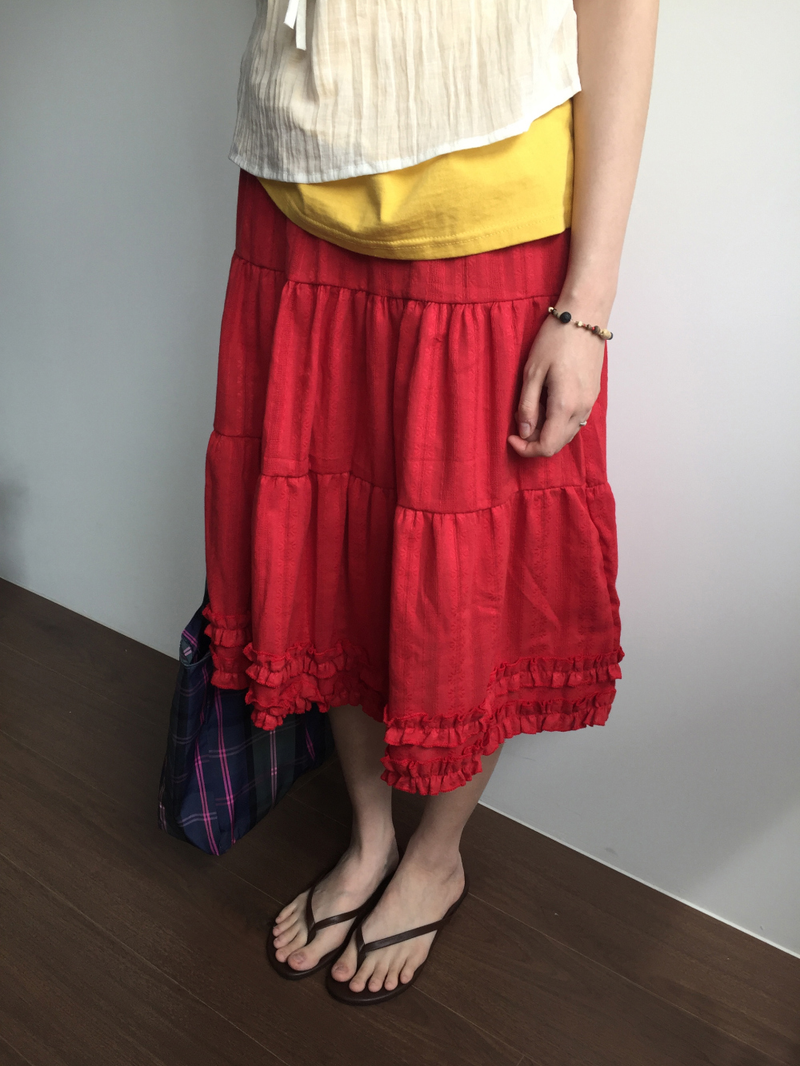 DUGGY(ダギー)の「Root frill tiered skirt (3color)(Skirts)」