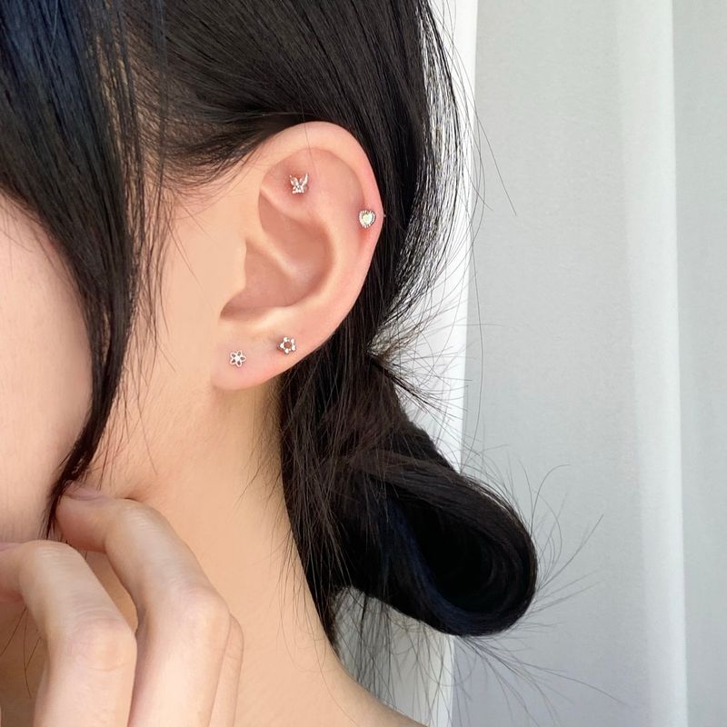 [4 set] mini garden piercing set