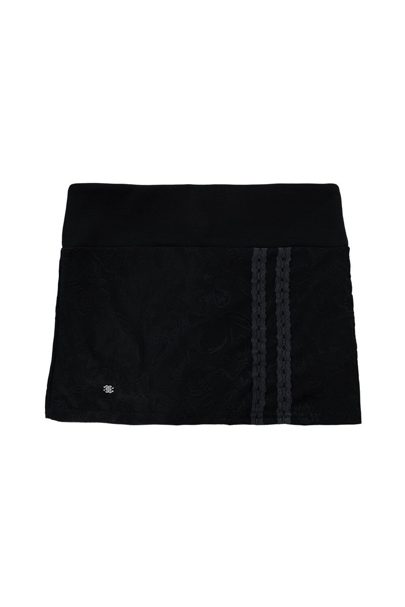 MIAE（ミアイ）の「[ID] Floral Jacquard Set-up (Skirt) (Black)（Skirts）」