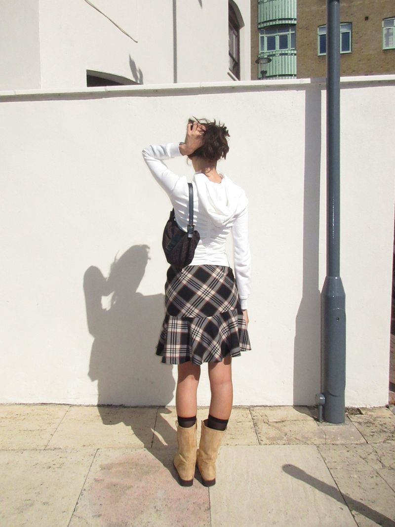 SHIRRING HOODIE (WHITE)