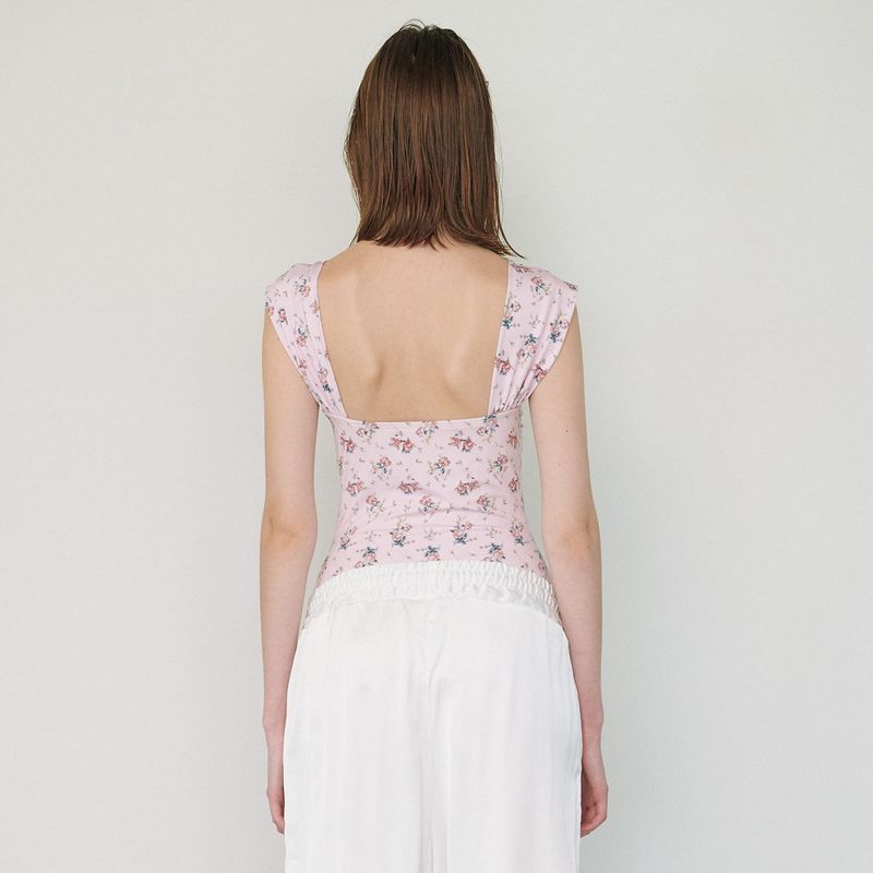 FLOWER SWIMSUIT, PINK
