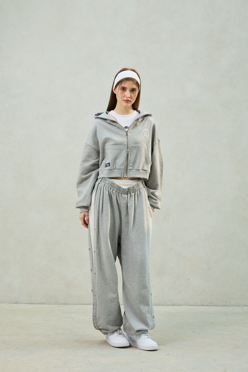 PITA SNAP OFF SWEAT PANTS / MELANGE