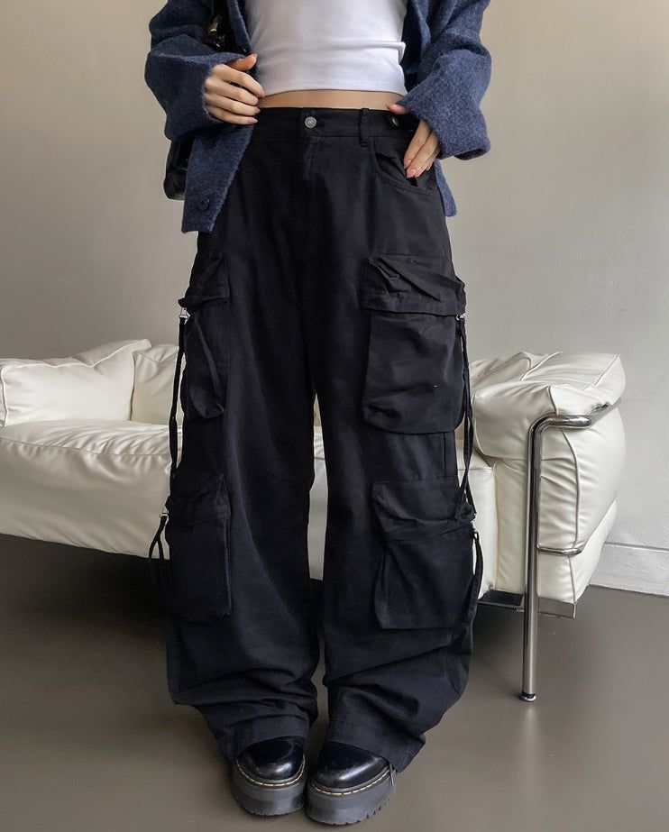 ULAN(ユレン)の「Camp Big Pocket Strap Washed Cargo Pants(Pants)」