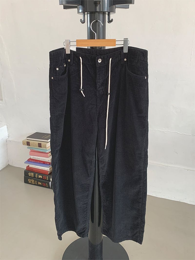 STOPPER WIDE CORDUROY PANTS (3COLOR)