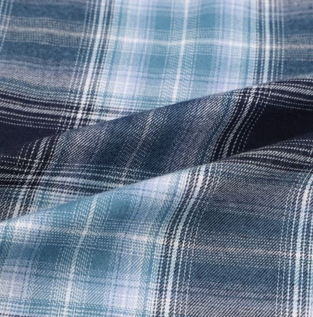 Fade Crop Check Shirt