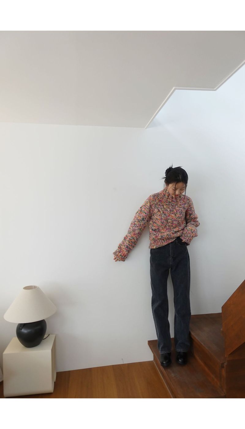 CANDY handmade sweater (with beanie)