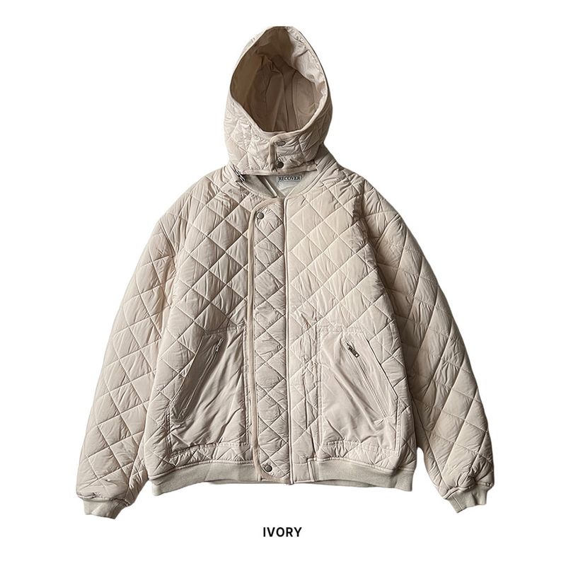 ASCLO Quilting Short Hood Jacket (2color)