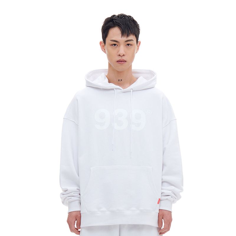 ARCHIVE BOLD(アーカイブボールド)の「939 LOGO HOOD (WHITE)(Tops)」