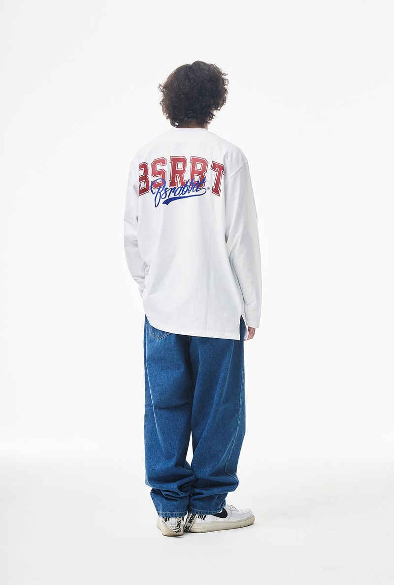 MBSRCOPT100 MID90 BAGGY DENIM PANTS DEEPBLUE