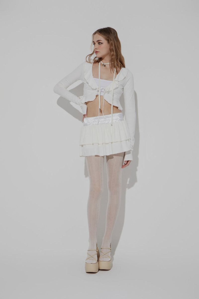 DOUBLE TIERED SKIRT