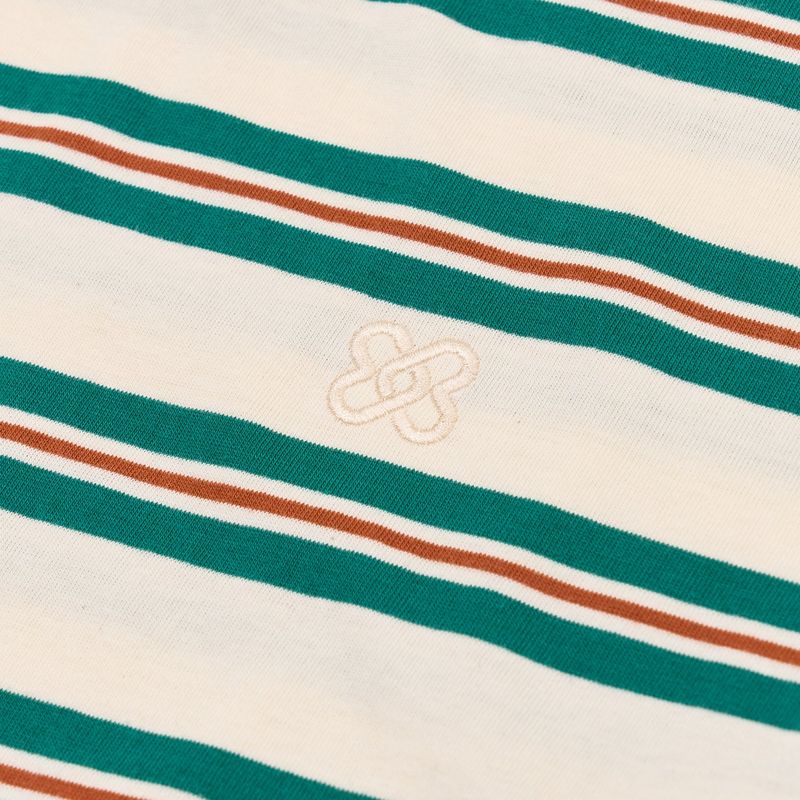 MULTI STRIPE SYMBOL T IVORY
