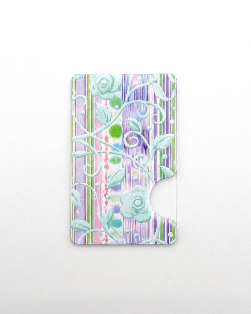 hasroom(hasroom)の「フラットエフ (violet) マグセーフカードポケット(スマホグッズ/小物)」