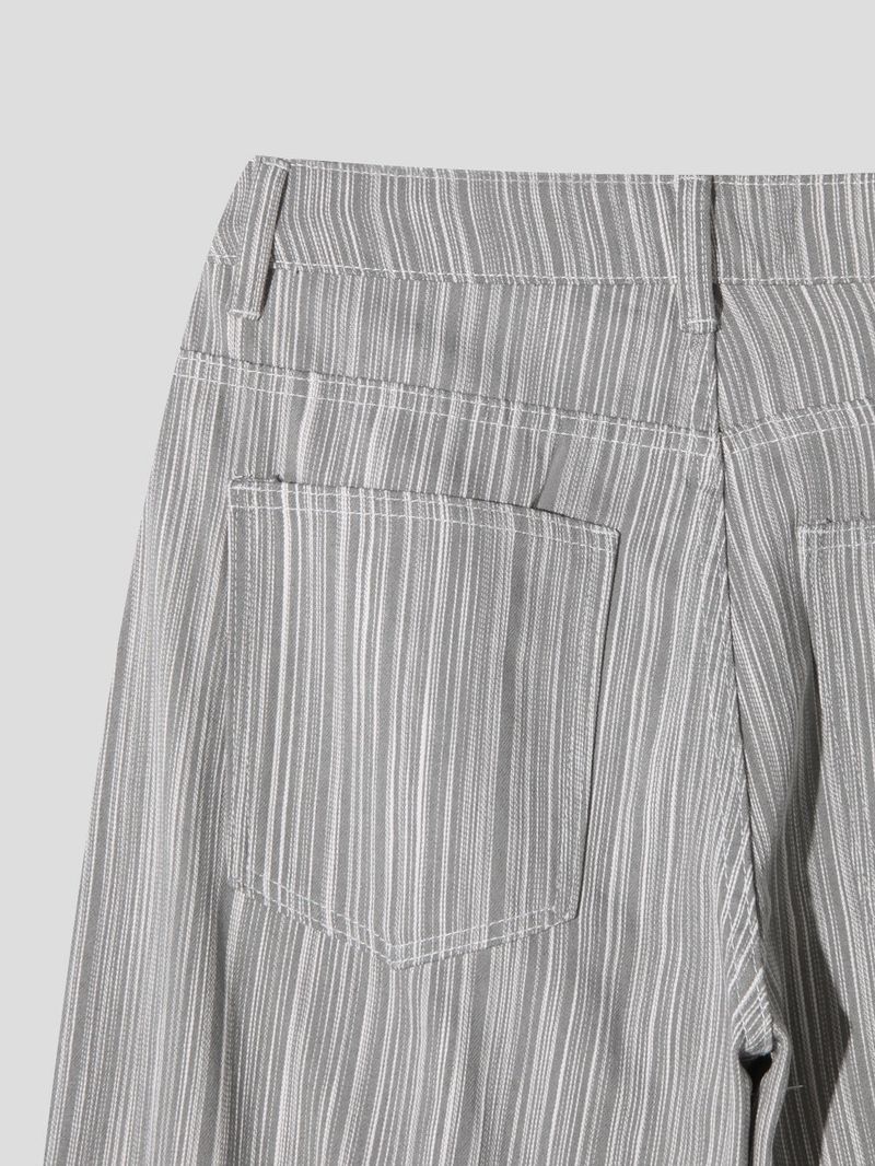 Lumin Stripe Cotton Pants 2C