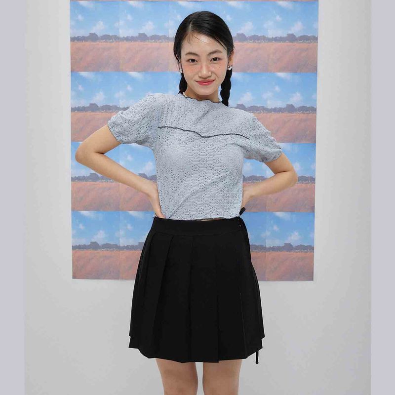 delidi(ディライディ)の「Fetching lace T-shirts(Tops)」
