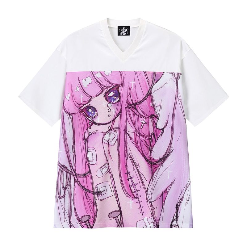 Sad Angel Satin Top - PINK
