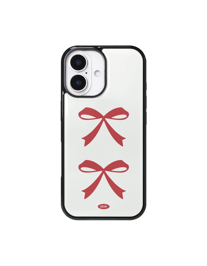 ATEK(アテック)の「Twin Ribbon Epoxy Bumper Case(White)(Smartphone Accessories)」