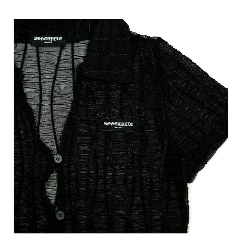 222 V neck lace cardigan
