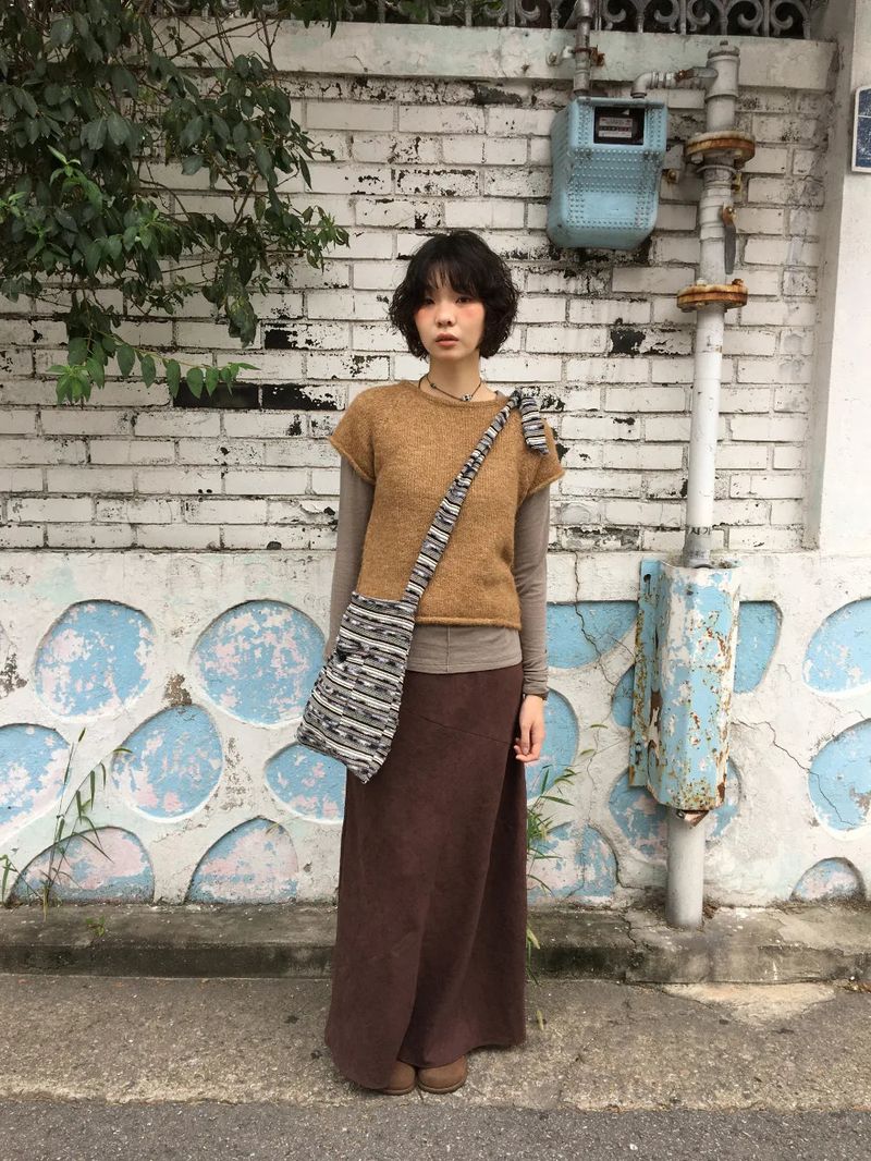 Yorin button half knit (3color)