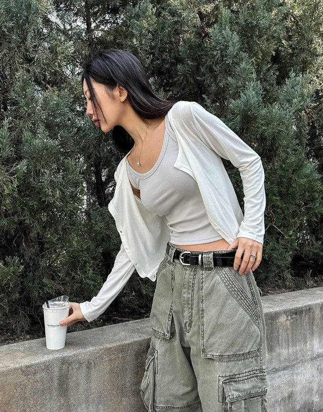 [U-BASIC] Sheer Summer Basic Cardigan