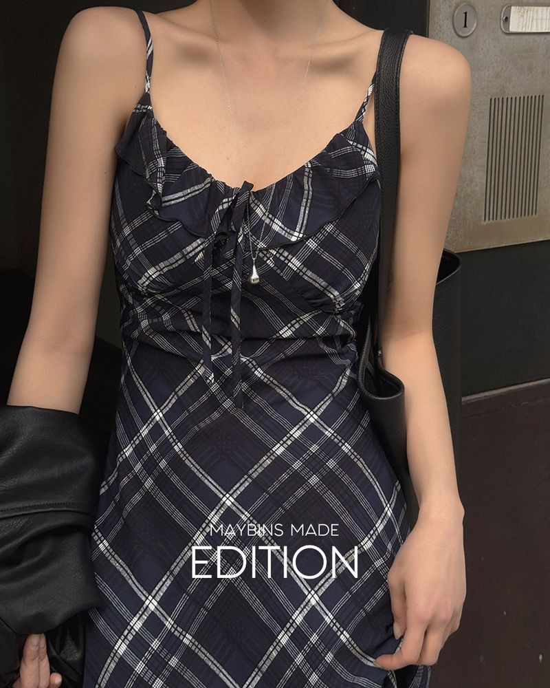 [MADE] Rel check bustier long dress