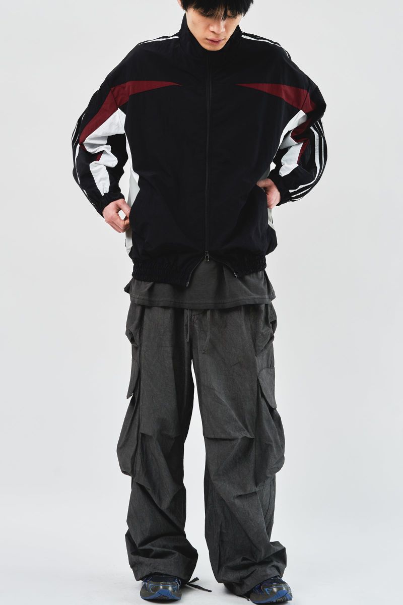 Layer Nylon Track Jacket (3color)